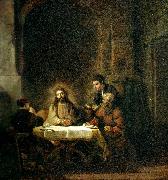 kristus i emmaus Rembrandt